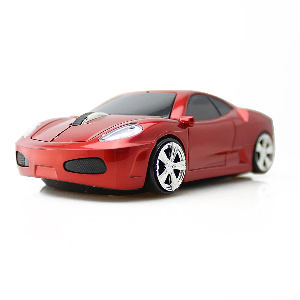 Cute Ergonomic Wireless Mouse Car 1600DPI USB