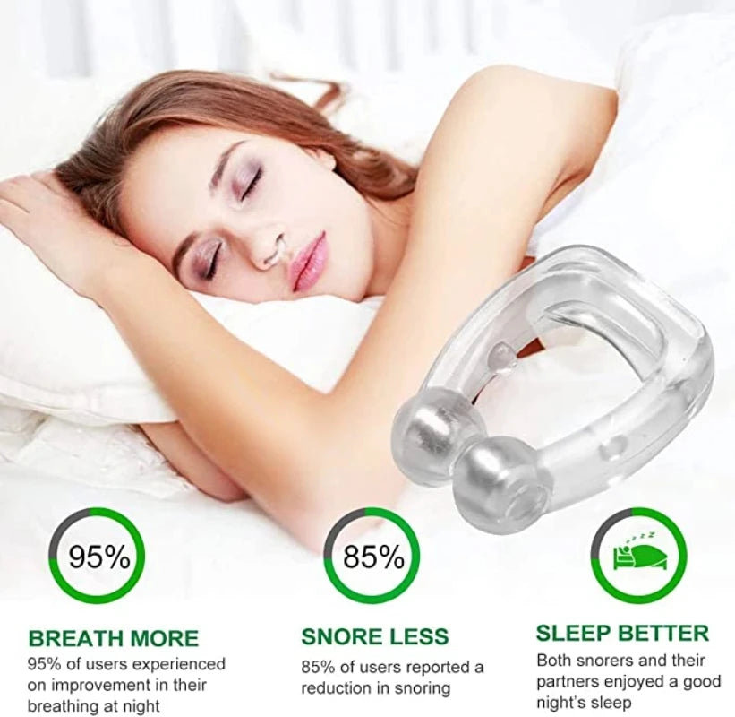 Magnetic Anti Snore Device Silicone Nose Clips 2/4/6pcs