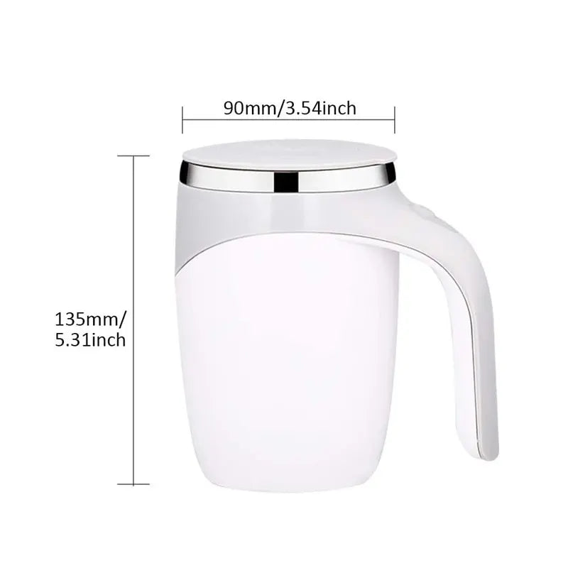 Automatic Stirring Cup Mug Rechargeable Portable Coffee Electric Stirring Stainless Steel