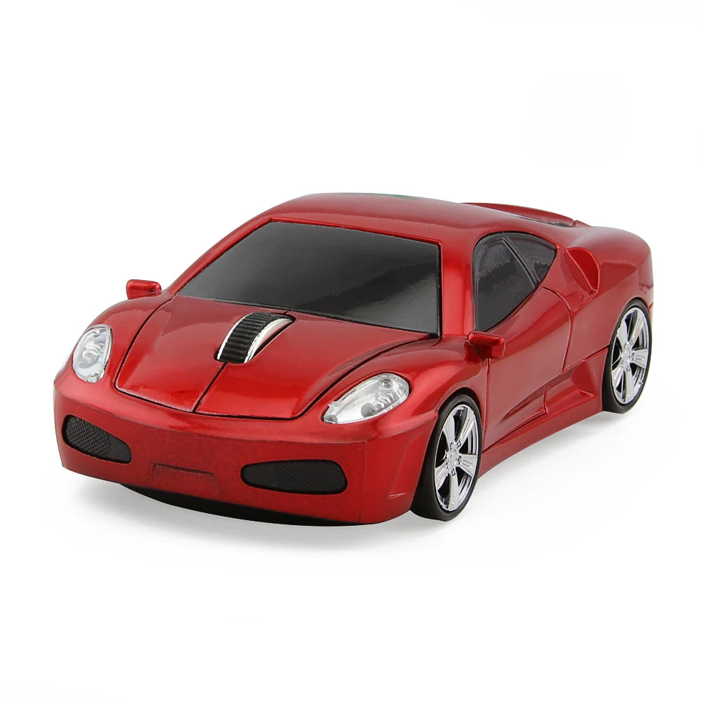 Cute Ergonomic Wireless Mouse Car 1600DPI USB